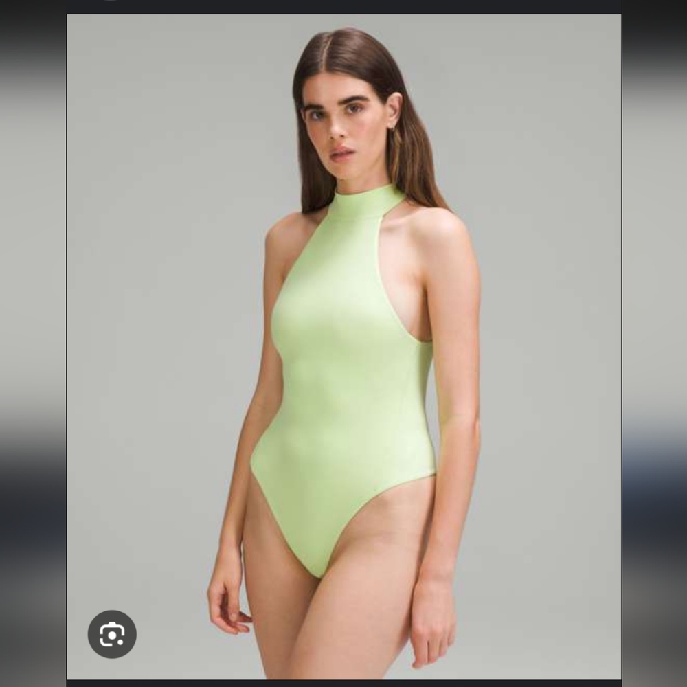 Lululemon Wundermost Ultra soft Nulu Mockneck bodysuit